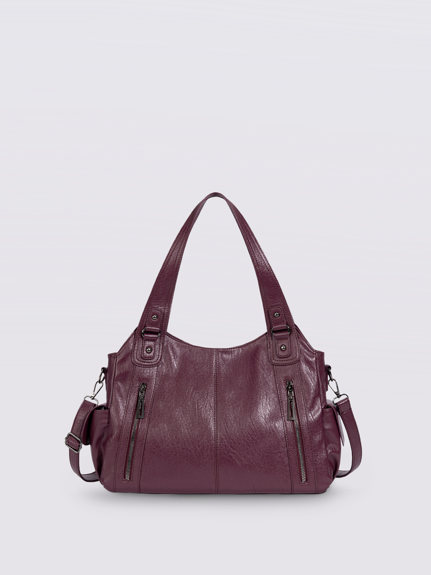 ELEGANCIA DIARIA | BOLSO TOTE DE CUERO NEGRO