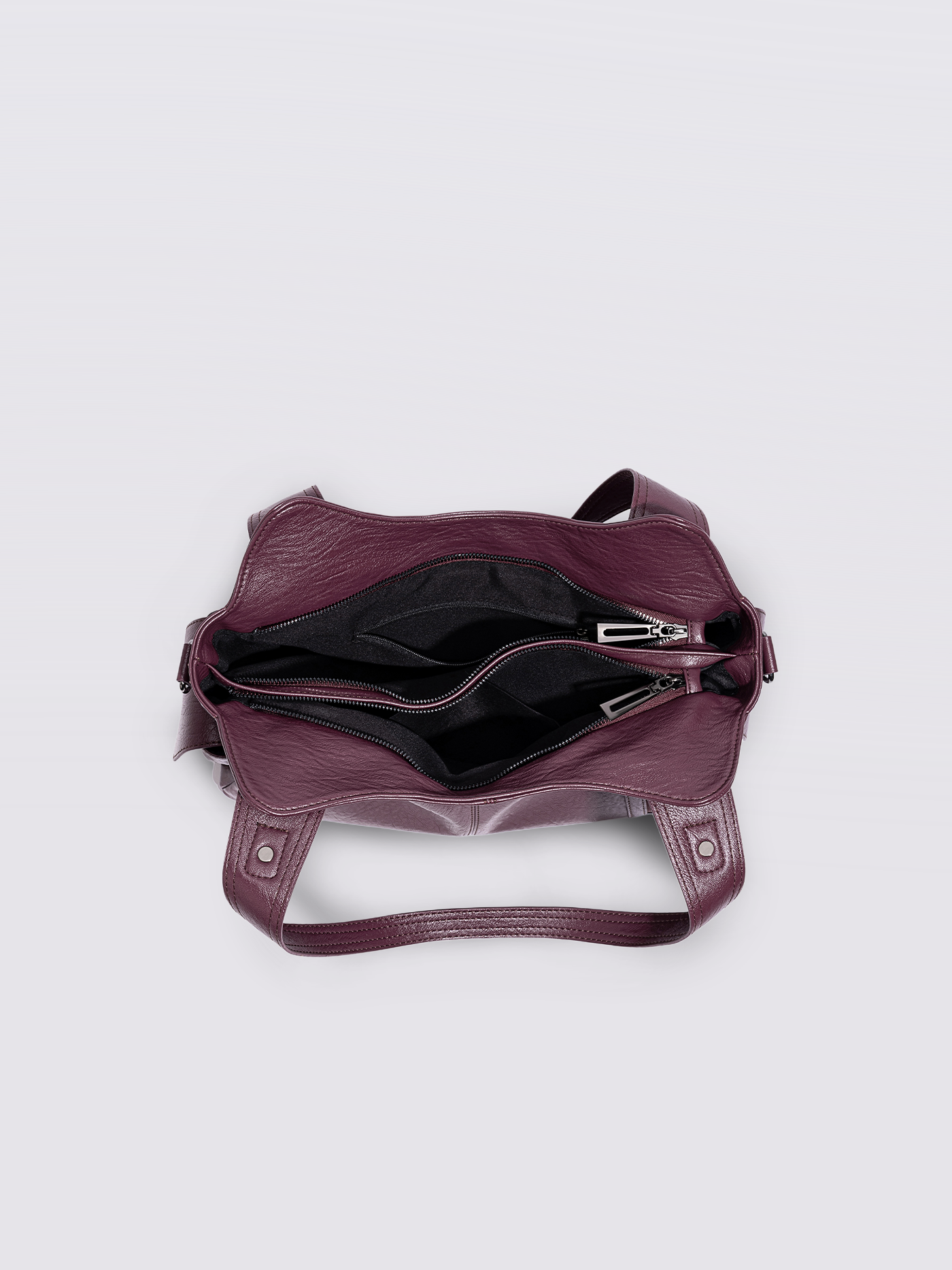 ELEGANCIA DIARIA | BOLSO TOTE DE CUERO NEGRO