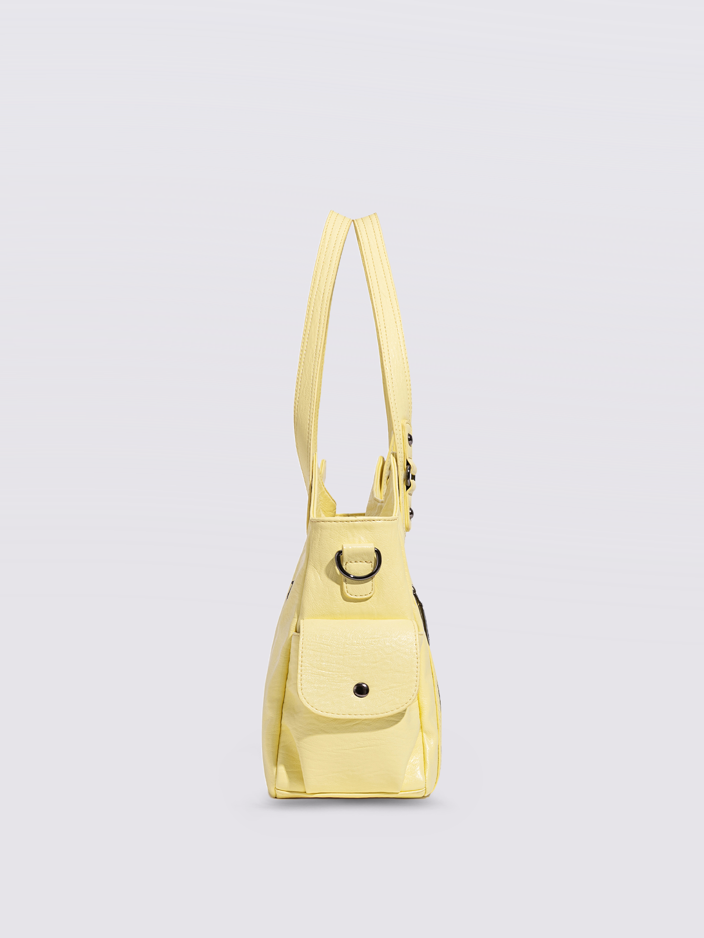 ELEGANCIA DIARIA | BOLSO TOTE DE CUERO NEGRO