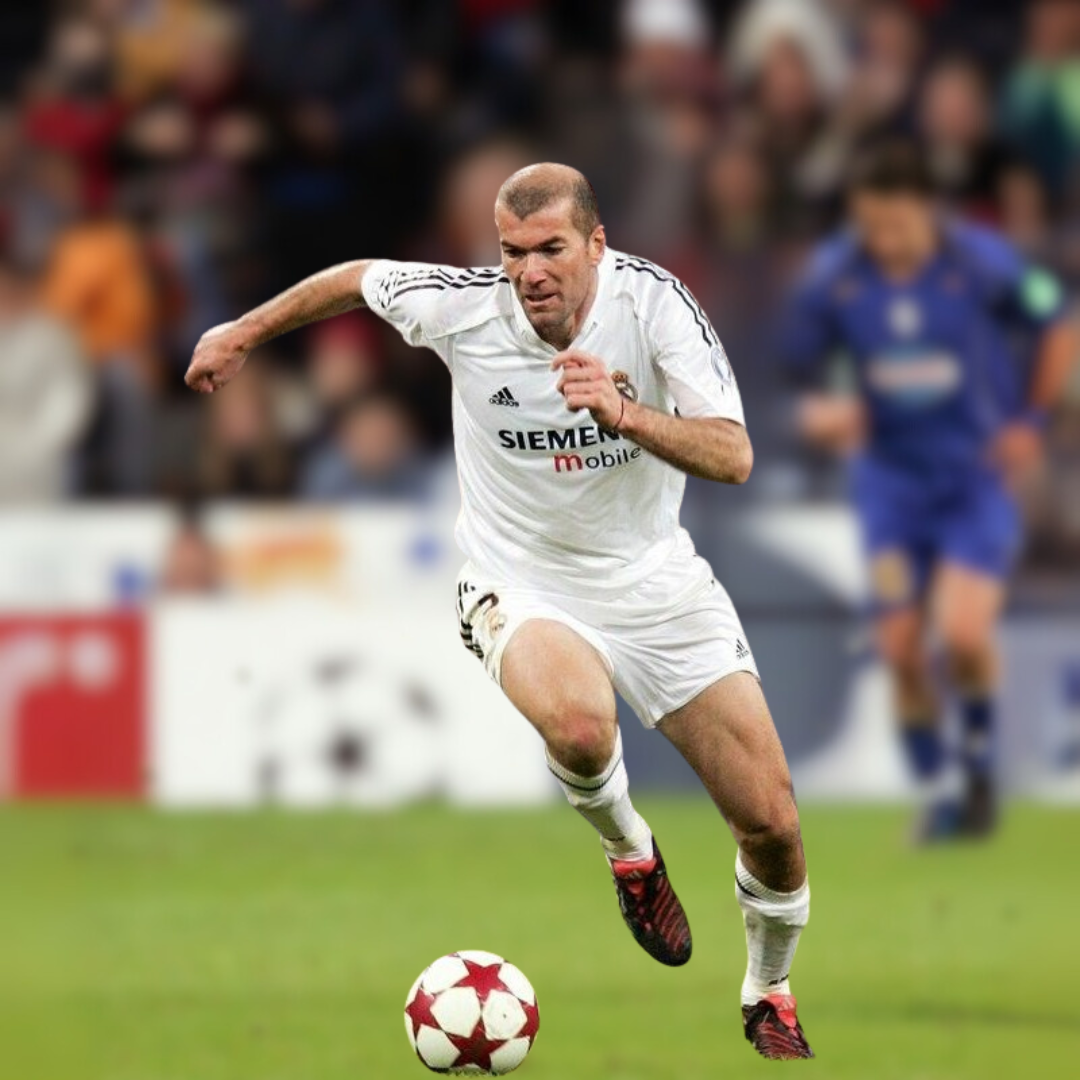Zidane Real Madrid thuisshirt 2001/02