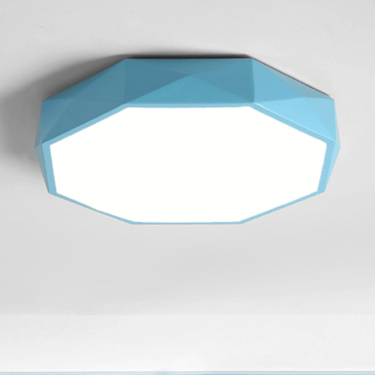 Noordse Geometrische LED Opbouw Plafondlamp 1-Licht