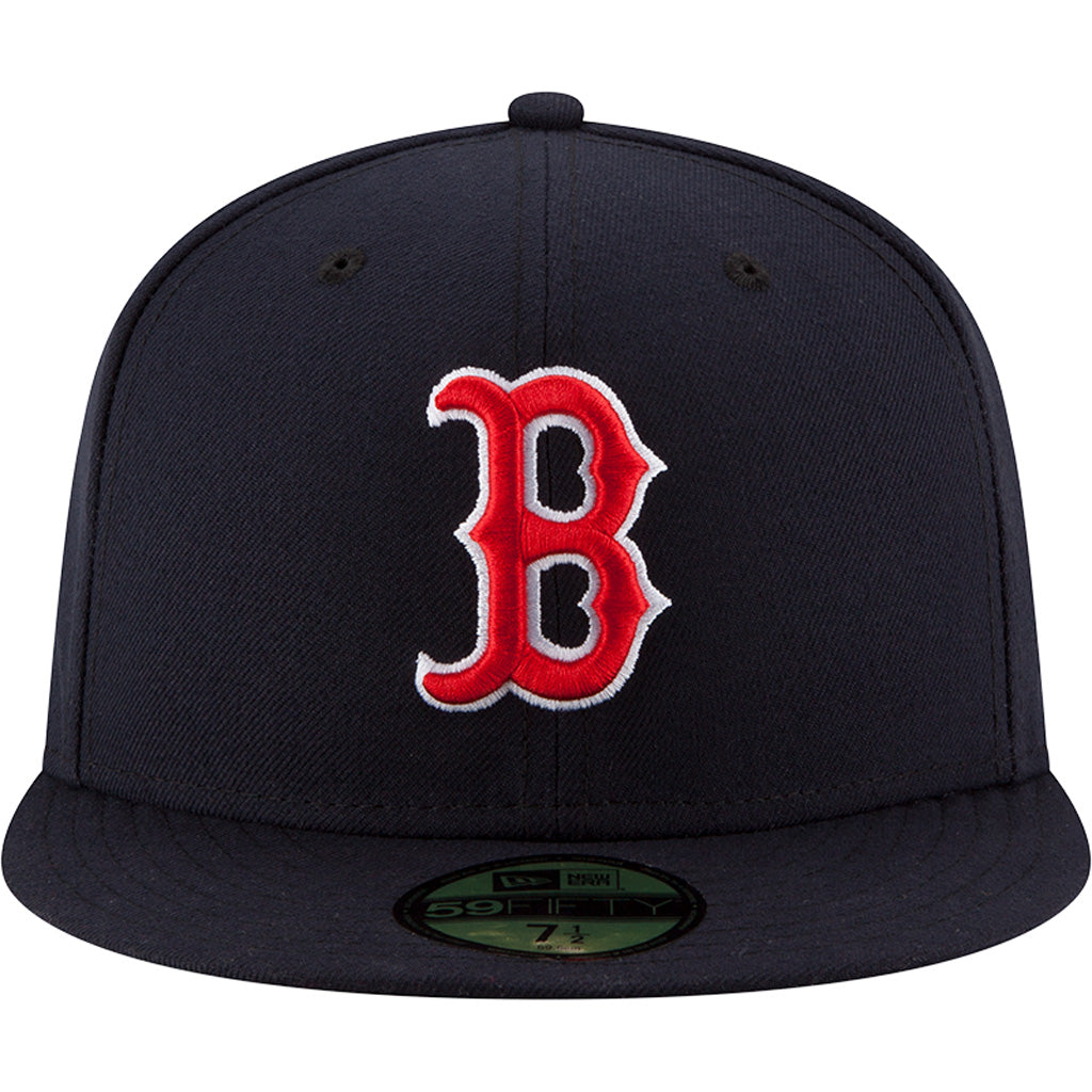 MLB Boston Red Sox Jeugd New Era Home Authentic Collection 59FIFTY Fitted Hat - Marineblauw