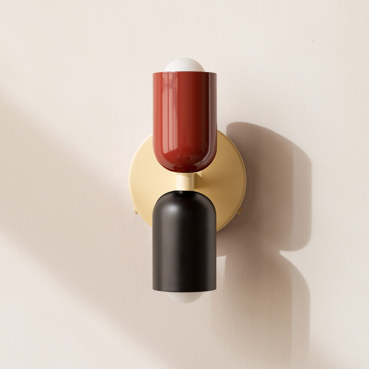 Modern Minimalist Cylinder Wall Sconce LED 2-Light