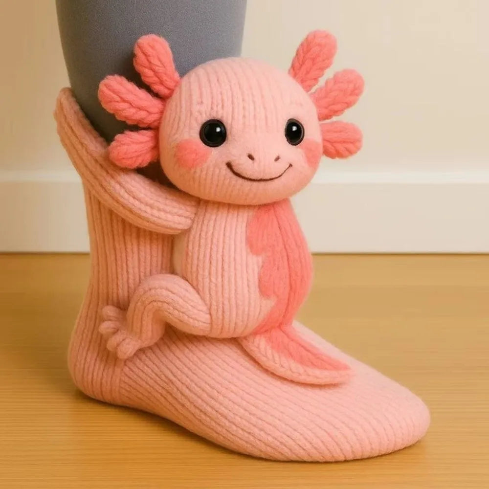Fun Animal Socks | Cute Sloth-Inspired Design