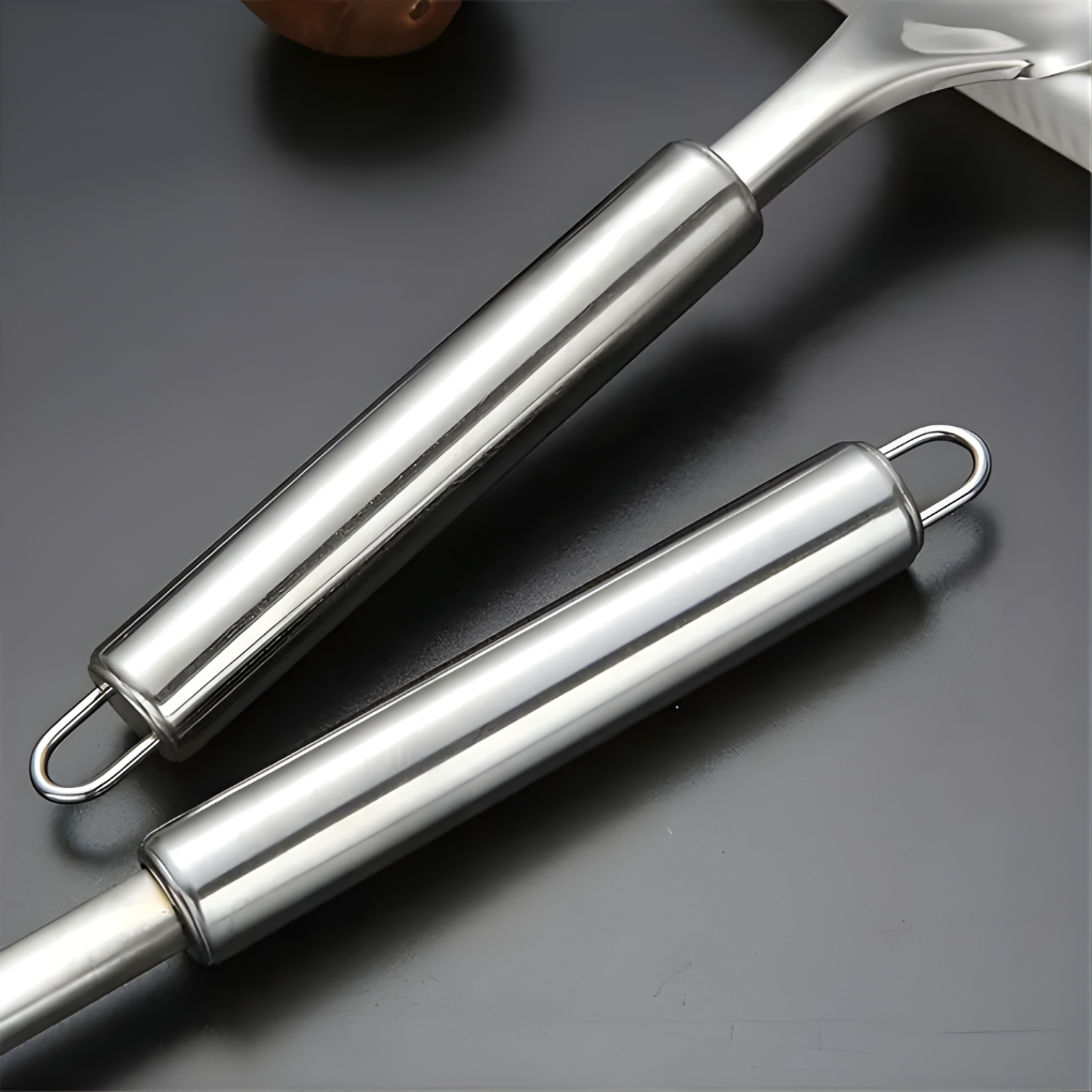 Set di utensili da cucina in acciaio inox