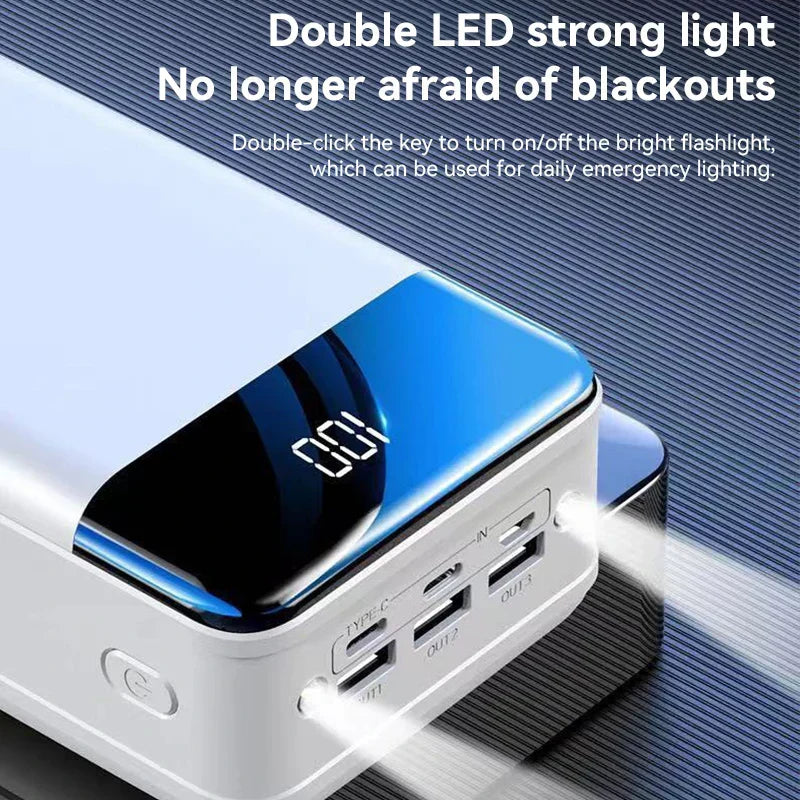 100000mAh Power Bank – Ultra Fast Charging External Battery for Phones, Tablets & Laptops