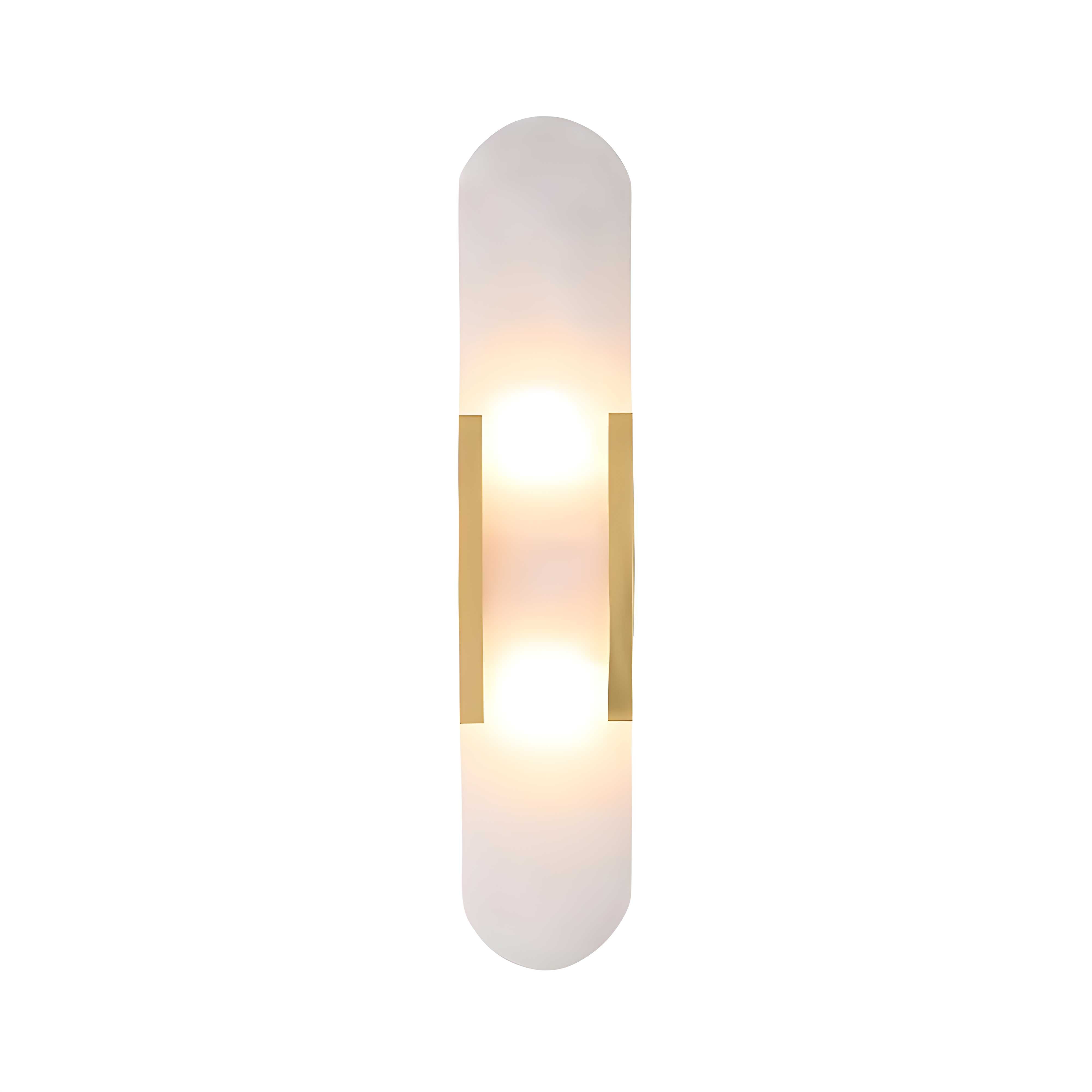Applique da parete nordica in alabastro e marmo LED 1 luce