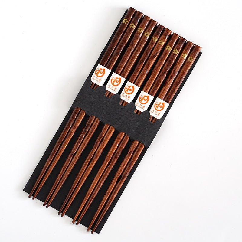 Miyabi | Set de palillos de madera Golden Sakura | Petprovac