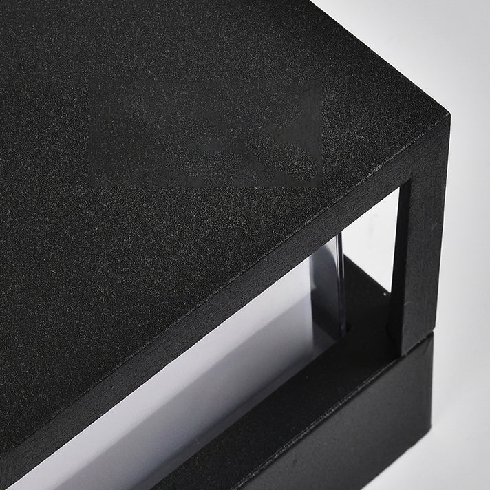 Lampada da esterno moderna quadrata LED impermeabile per paesaggio