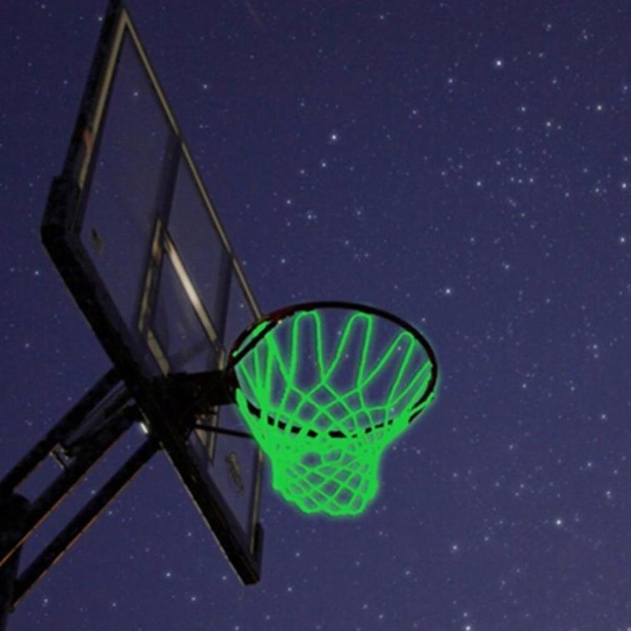 Pallacanestro LED ad Alta Luminosità che Brilla al Buio + Set Rete Luminosa per Pallacanestro