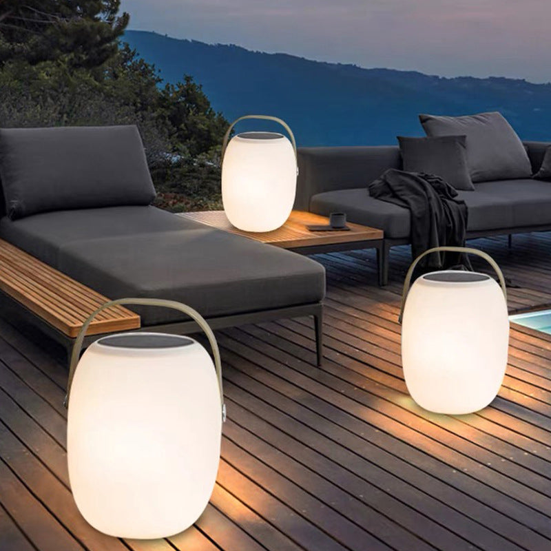 Moderne tragbare Solar LED Außenlaterne 1-flammig