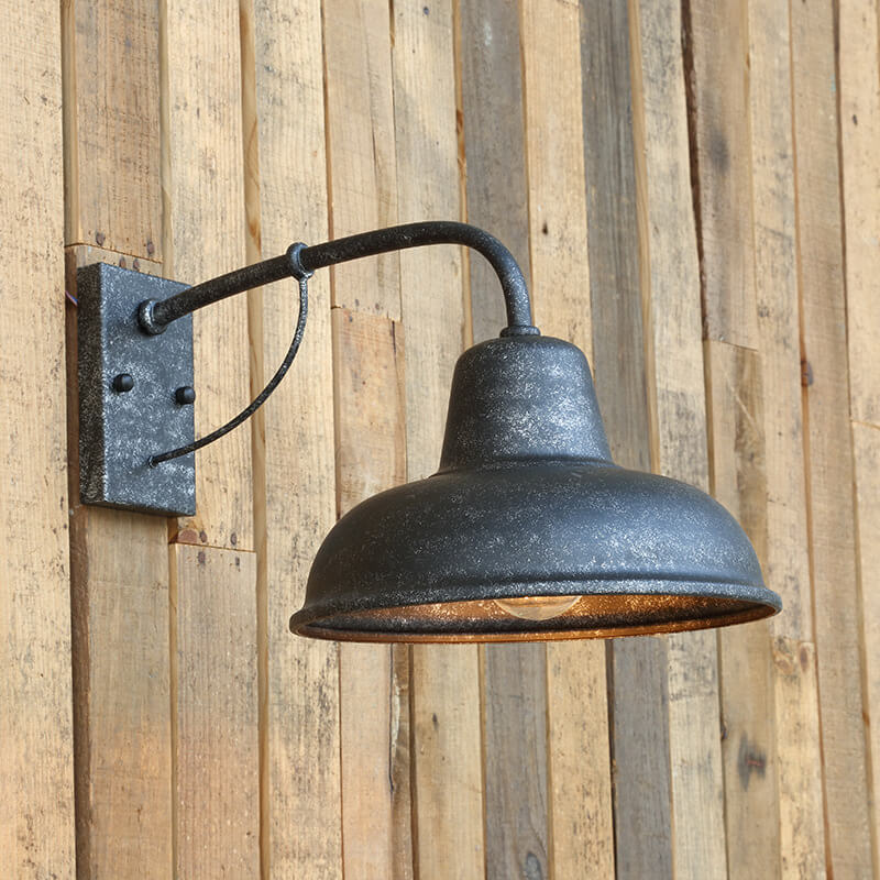 Vintage industrielle wasserdichte 1-flammige Außenwandleuchte