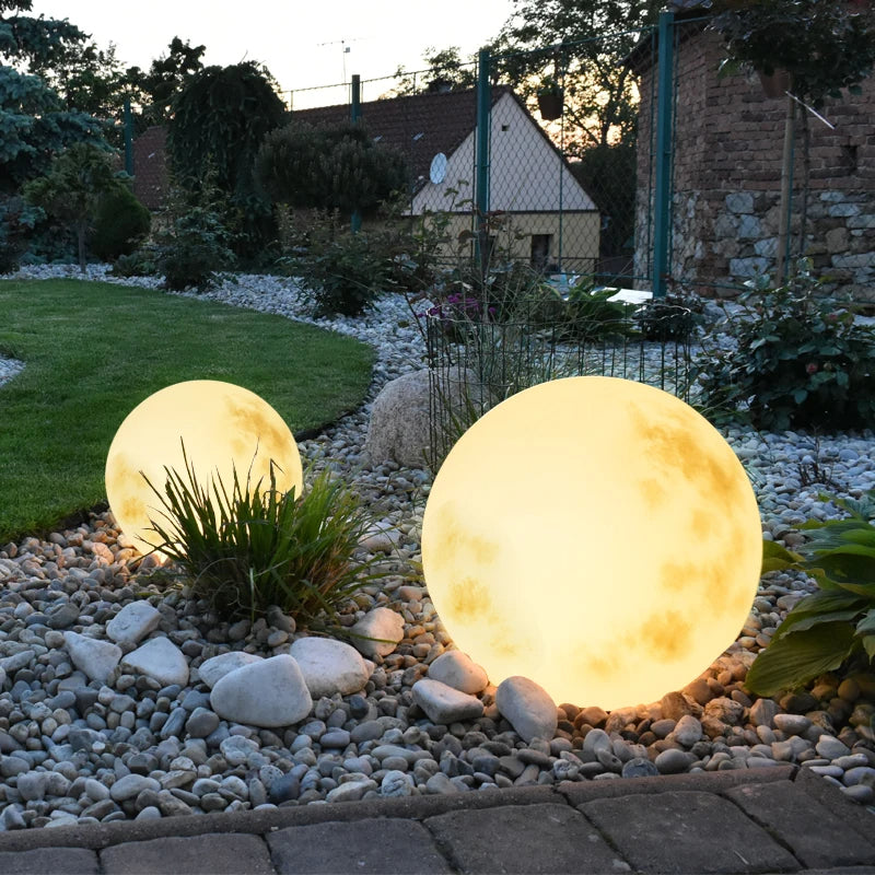 Lampada da giardino LED moderna rotonda 1 luce