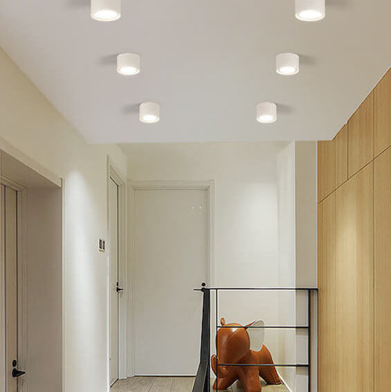 Nordic Cylinder LED Flush Mount Ceiling Light