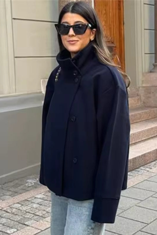 WOMEN’S COAT | RELAXED DOUBLE-BREASTED WINTER FIT