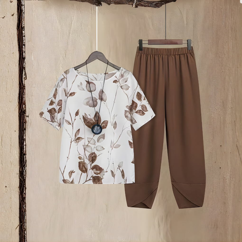 Completo estivo da donna in due pezzi