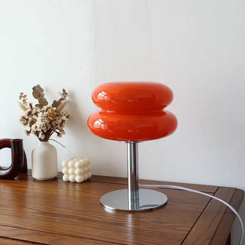 Bauhaus Glas-Skulpturale LED-Tischlampe, 1-flammig  