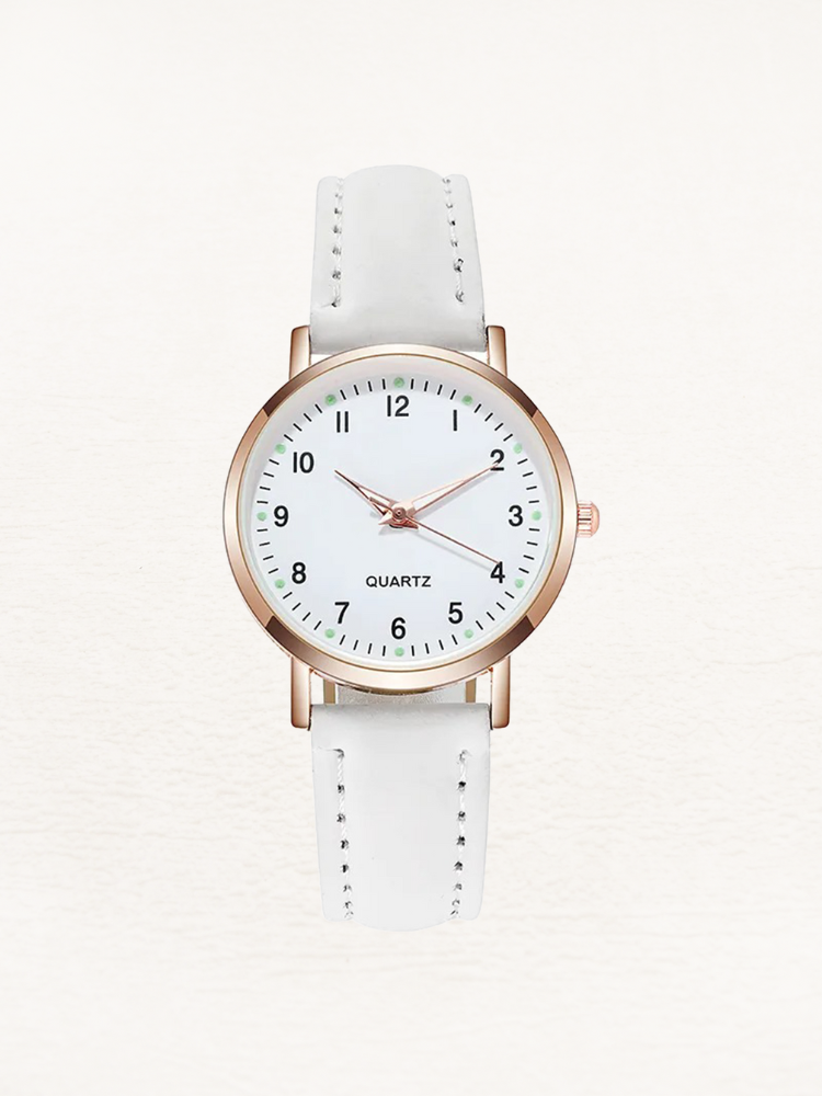 Women’s Round Dial Watch | Minimalist Quartz Watch