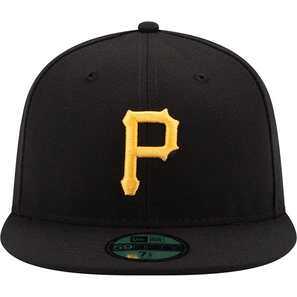 MLB Pittsburgh Pirates Jeugd New Era Thuis Authentic Collection 59FIFTY Fitted Pet - Zwart