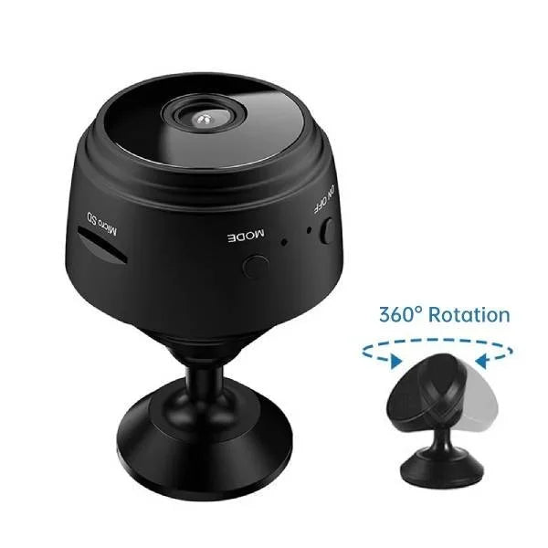 Wireless Backup Camera for RV Trailer with 360° Rotating Mount and Night Vision