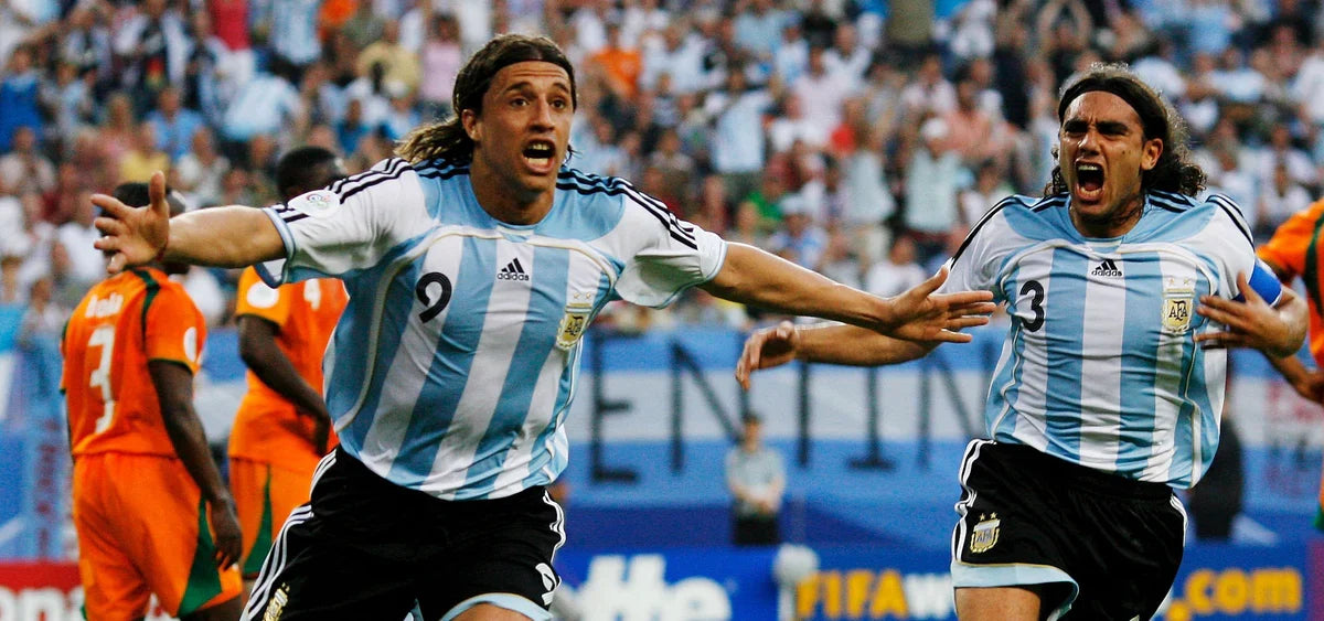 Camiseta de local de Argentina Copa Mundial 2006