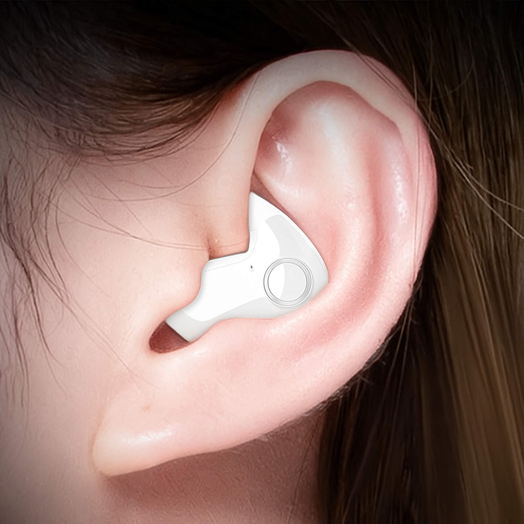 Auriculares inalámbricos invisibles para dormir con cancelación de ruido para quienes duermen de lado