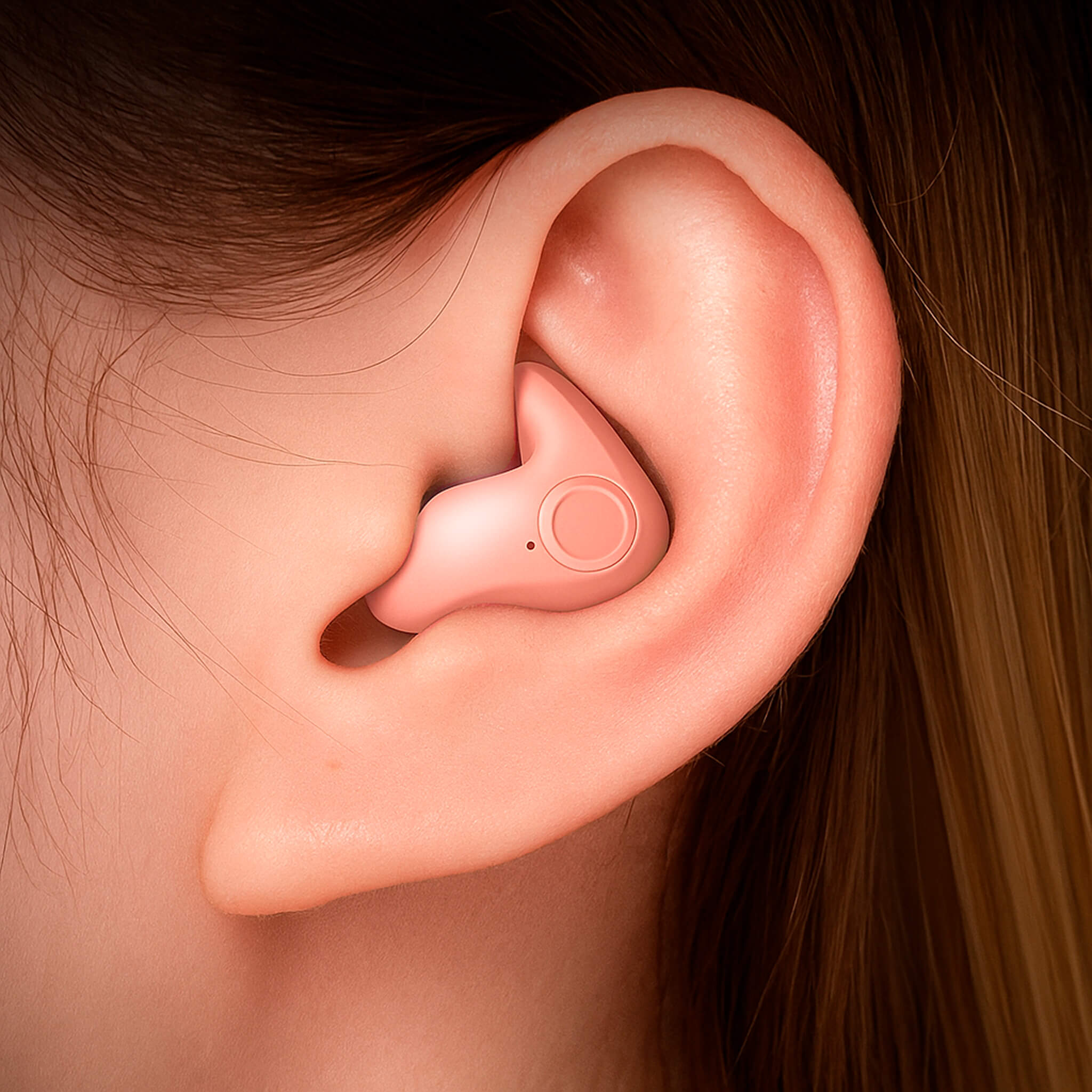 Auriculares inalámbricos invisibles para dormir con cancelación de ruido para quienes duermen de lado