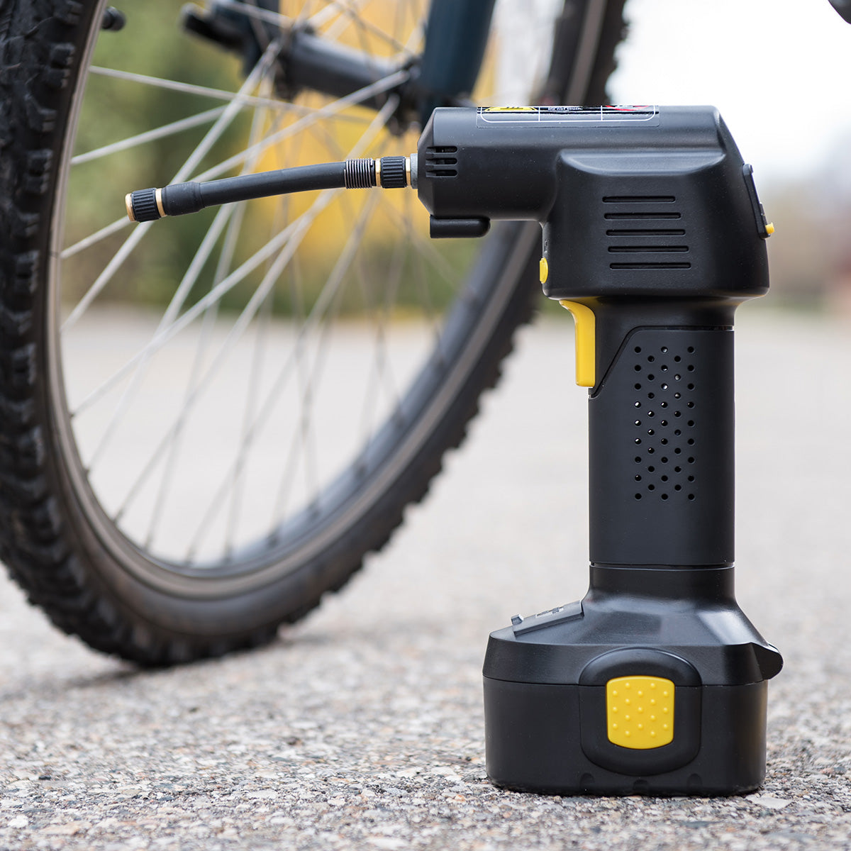 Cordless Auto Stop Tire Inflator by Frosetpro