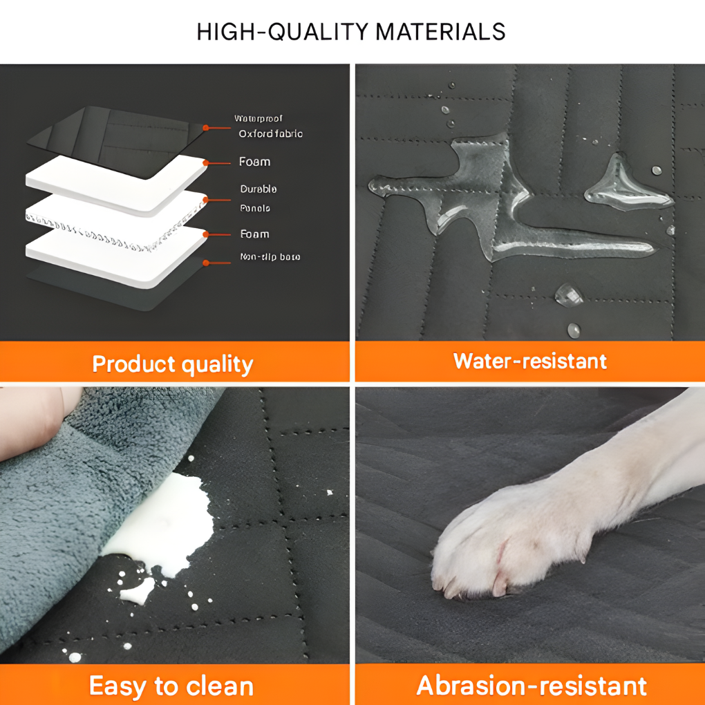 Hundesitzverlängerung für das Auto mit Hartboden