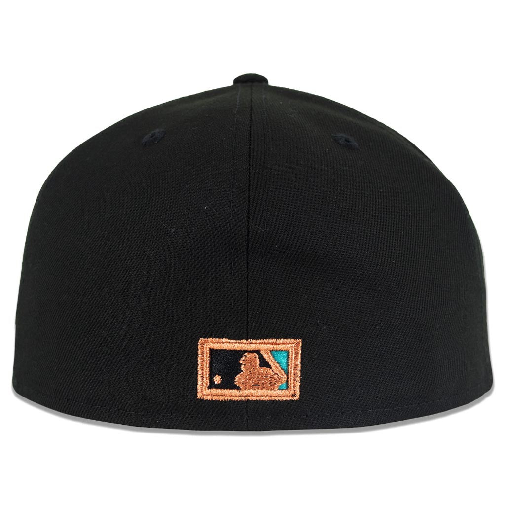 MLB Arizona Diamondbacks New Era Dubbel Visie 59FIFTY Fitted Pet - Zwart
