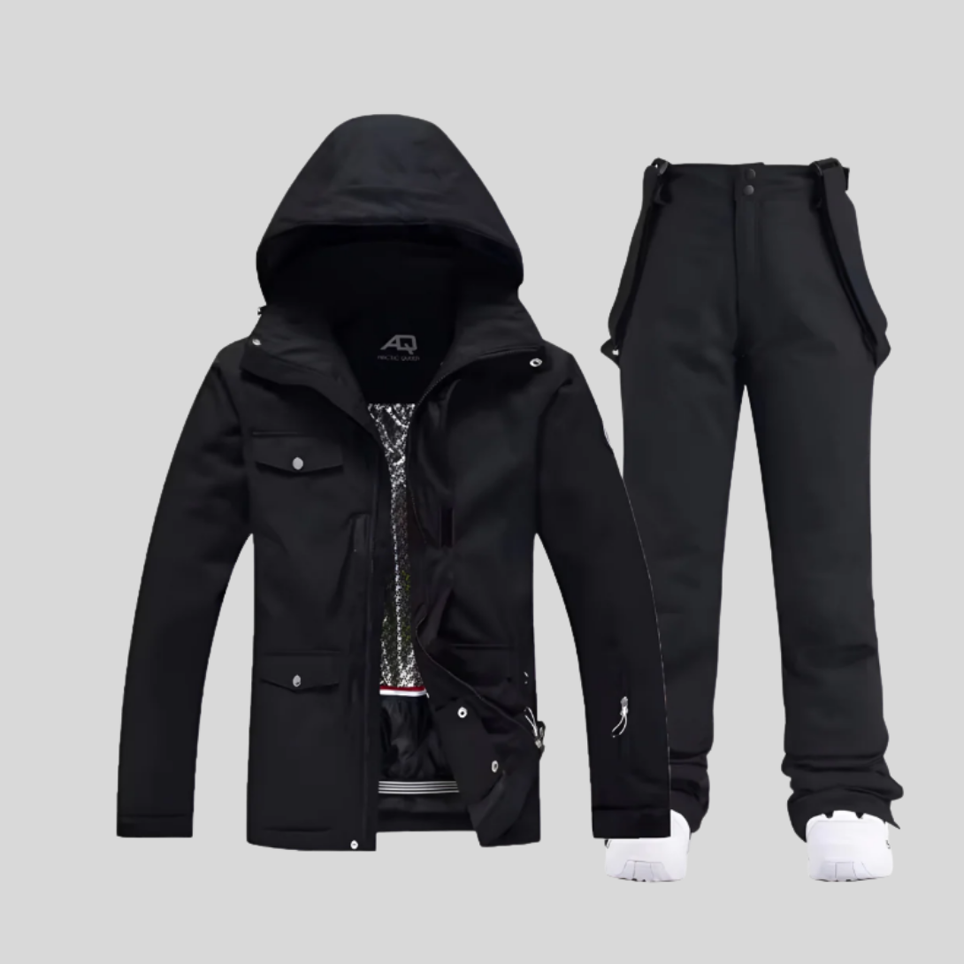 Completo Donna Giacca e Pantaloni da Sci Abbigliamento Invernale Funzionale