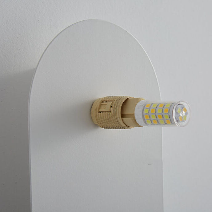 Nordische minimalistische Glas Globus Wandleuchte 1-flammig