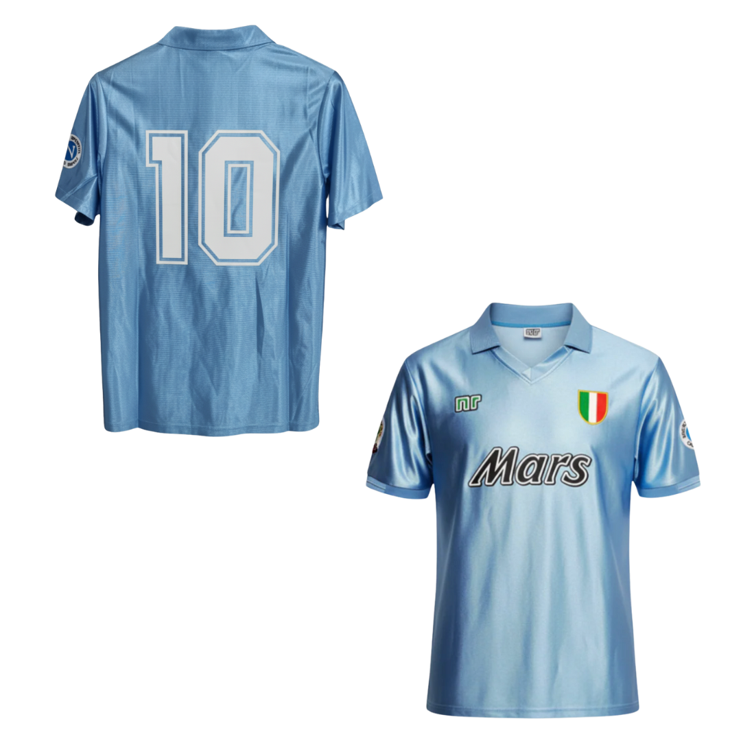 Camiseta Histórica Local Napoli 1990-1991 + Maradona 10