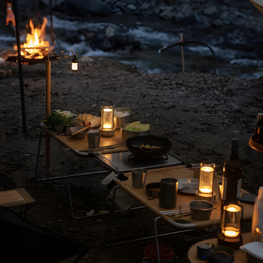 Lanterna decorativa nordica in cristallo