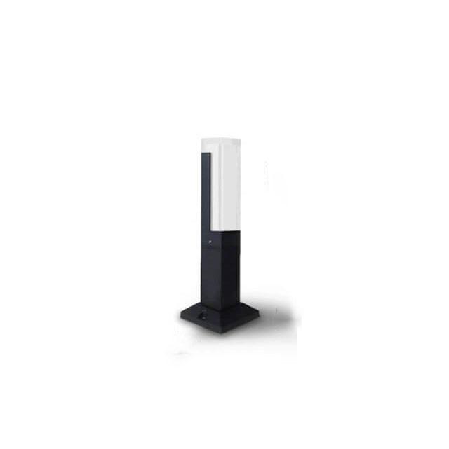 Lampada da giardino moderna quadrata LED per esterni a 1 luce