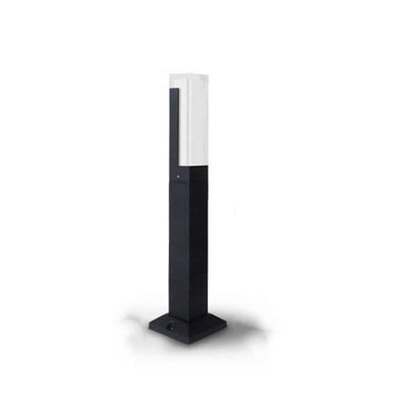 Lampada da giardino moderna quadrata LED per esterni a 1 luce