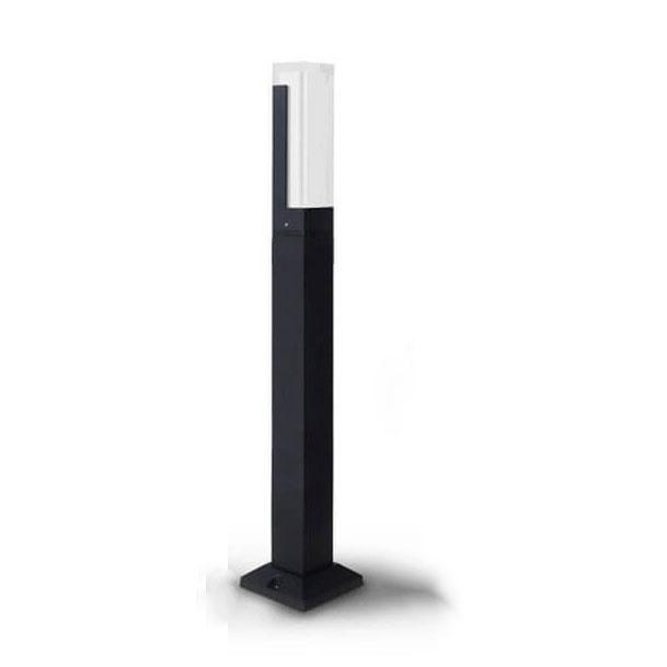 Lampada da giardino moderna quadrata LED per esterni a 1 luce