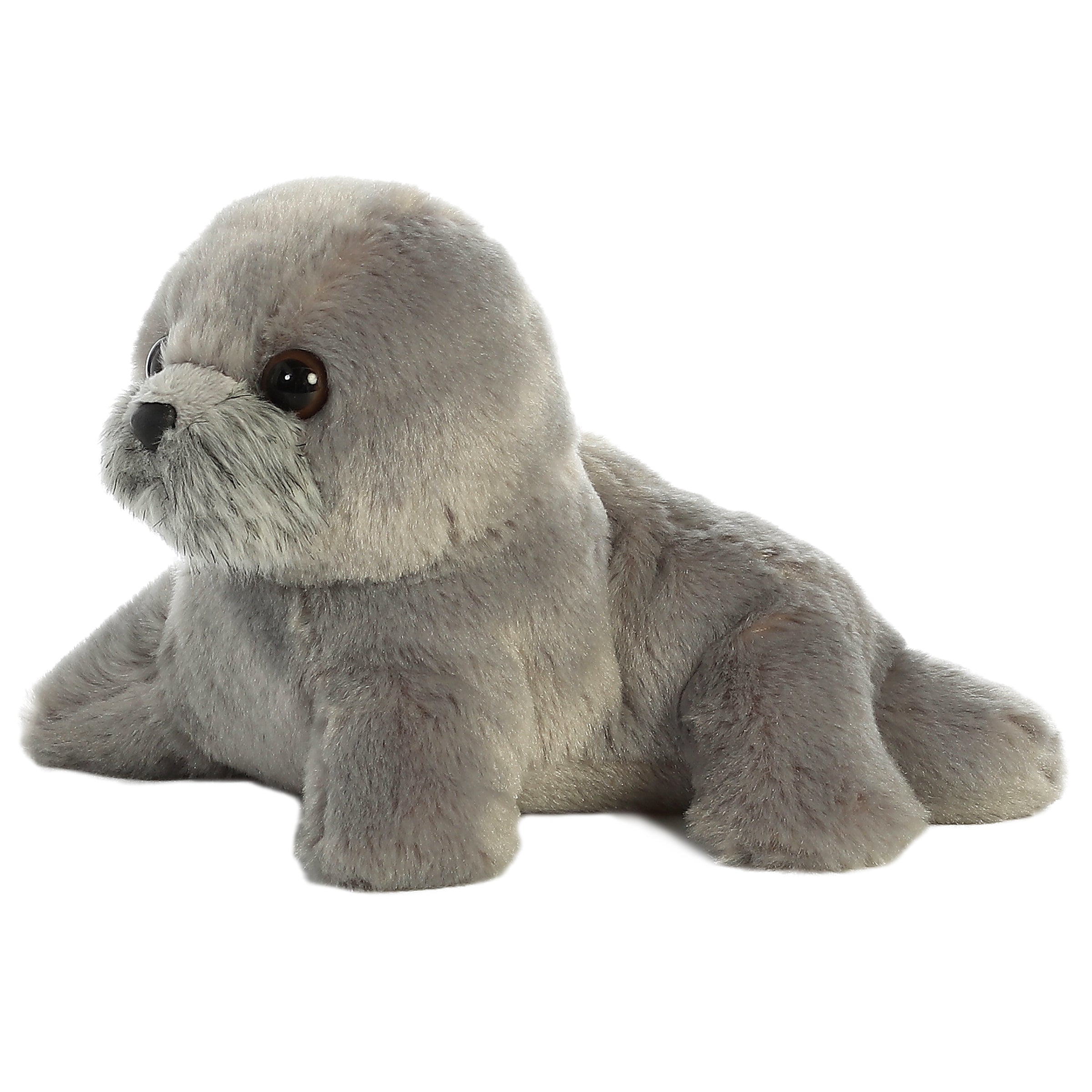 Mini Flopsie Harpo Seal Plush Toy Stuffed Animal, 8 in