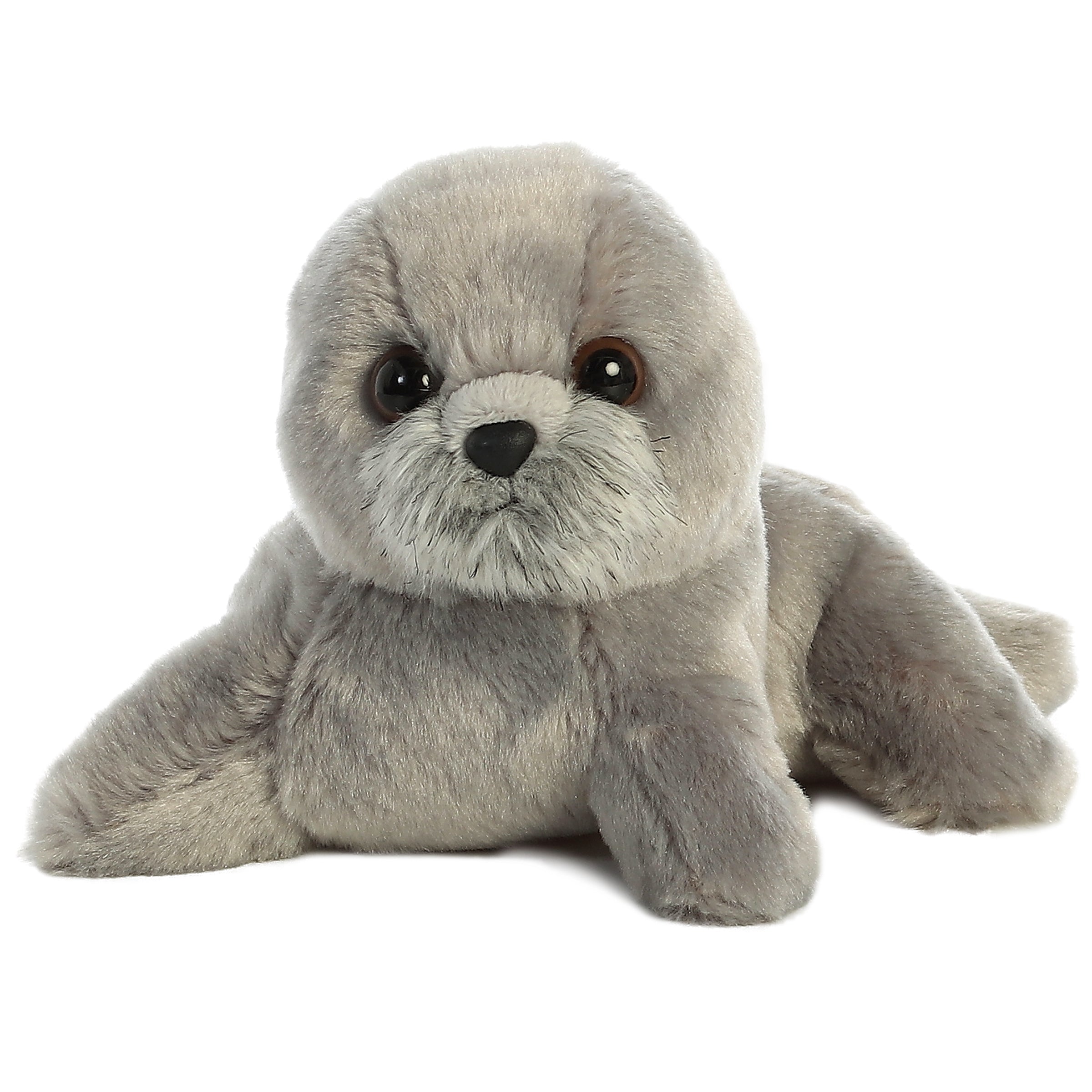 Mini Flopsie Harpo Seal Plush Toy Stuffed Animal, 8 in