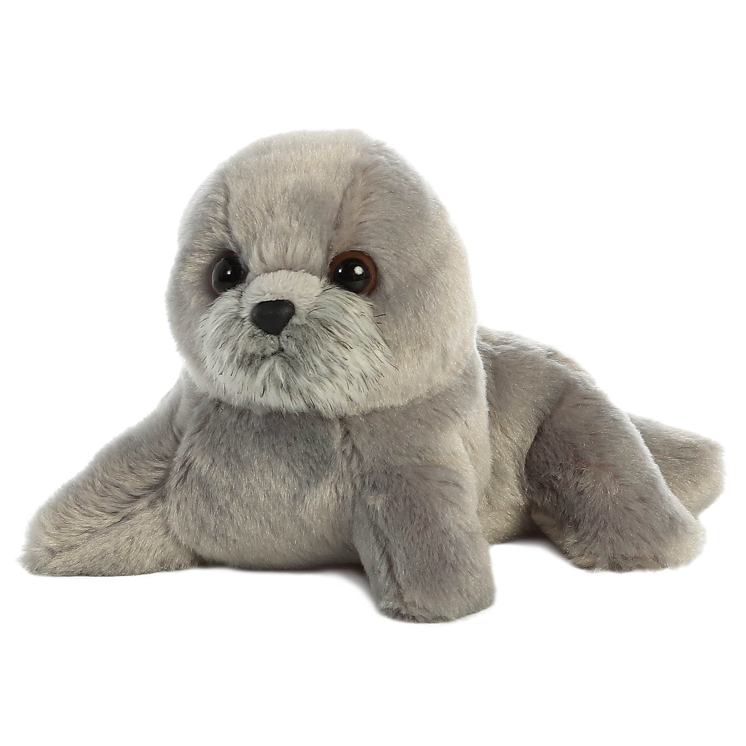Mini Flopsie Harpo Seal Plush Toy Stuffed Animal, 8 in