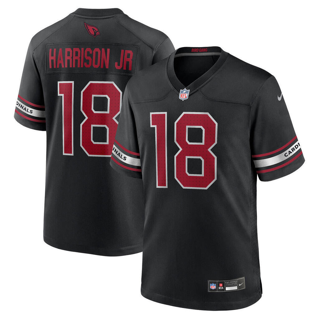 Camiseta alternativa de juego Nike de Marvin Harrison Jr. de los Arizona Cardinals de la NFL - Negro