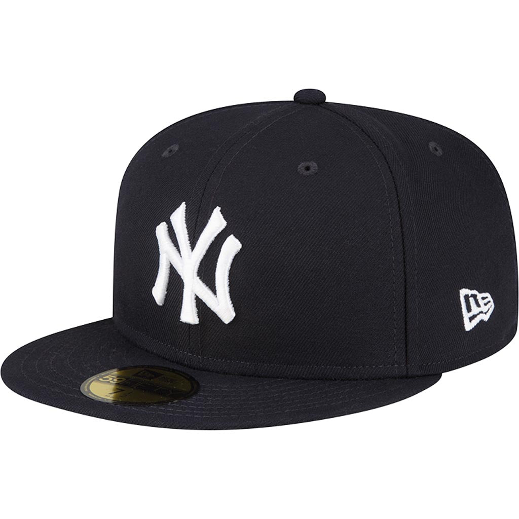 Gorra ajustada New Era 59FIFTY de la colección auténtica para jóvenes de los New York Yankees de la MLB - Azul marino