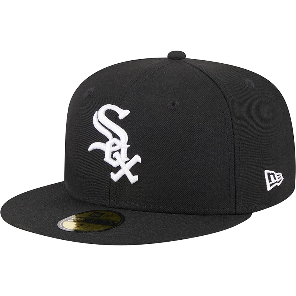 Gorra MLB Chicago White Sox Juvenil New Era Home Authentic Collection 59FIFTY Ajustada - Negra