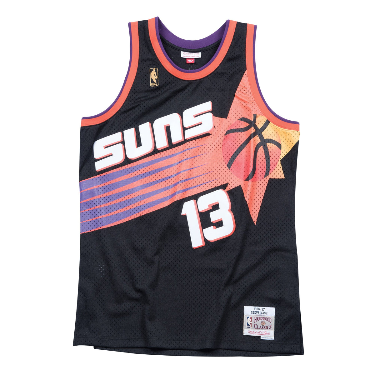 Camiseta retro Swingman Mitchell & Ness '96 de Steve Nash de los Phoenix Suns de la NBA