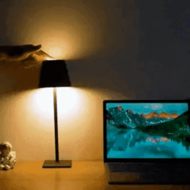 Lampada da tavolo LED moderna scandinava in alluminio 1 luce