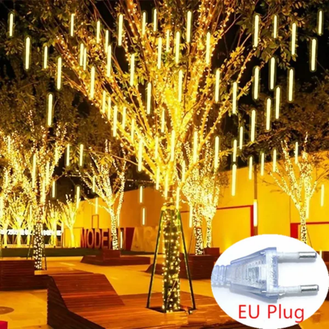 Luces LED de Lluvia de Meteoritos
