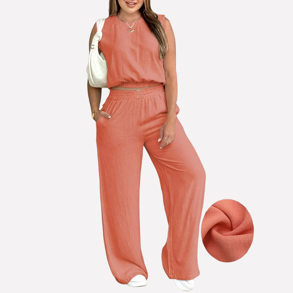 Dames to-delte hverdagsoutfit