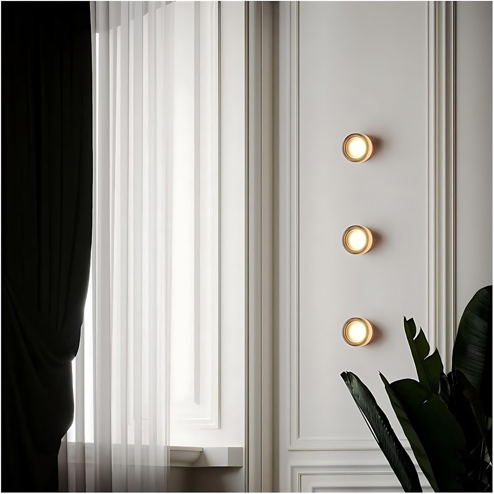 Nordische Acryl Dimple LED-Wandleuchte 1-flammig