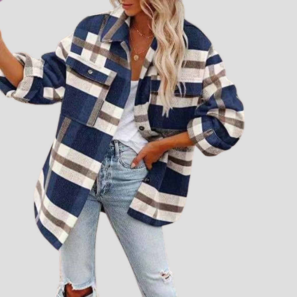 Dame ternet overshirt