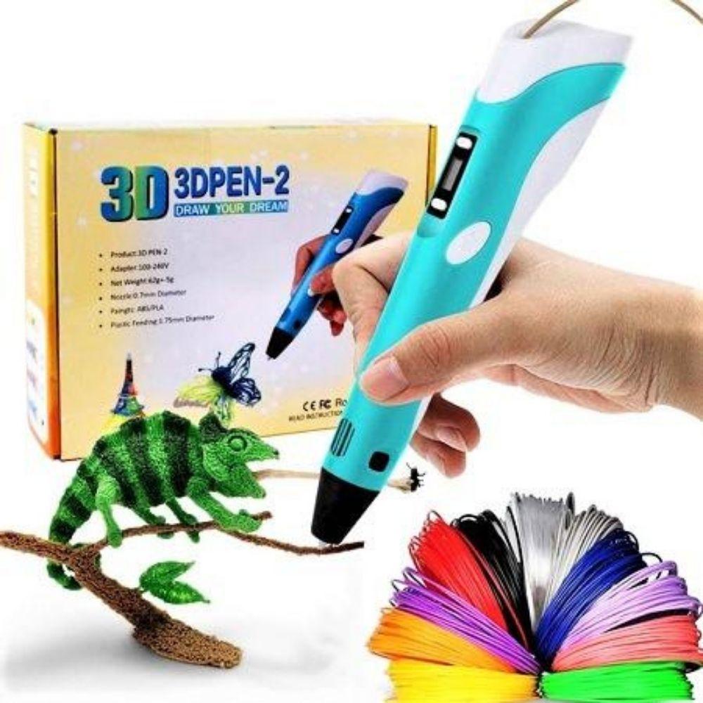 Penna per Stampa 3D per Bambini e Artisti con Set Filamenti PLA USB